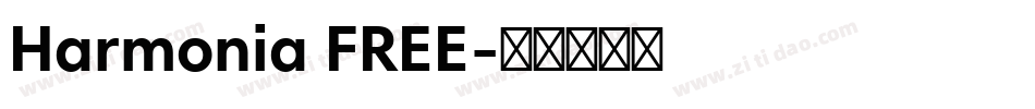 Harmonia FREE字体转换